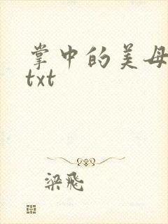 掌中的美母版主txt