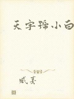 天字号小白脸