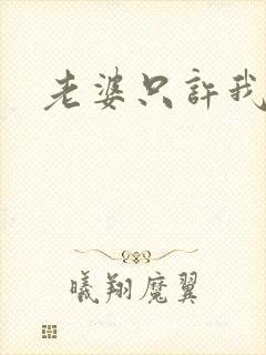 老婆只许我宠你