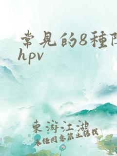常见的8种阴型hpv