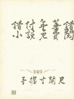 错付年华错付情小说免费阅读