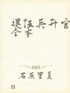 退伍兵升官记 全本