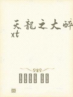 天龙之大醉侠txt