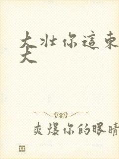 大壮你这东西真大