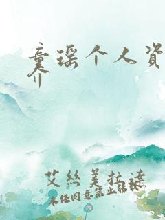 童瑶个人资料简介