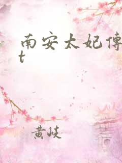南安太妃传txt