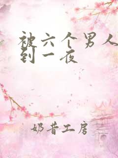 被六个男人躁J到一夜