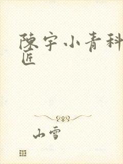 陈宇小青科学巨匠