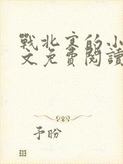 战北寒的小说全文免费阅读无弹窗