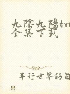 九阴九阳txt全集下载