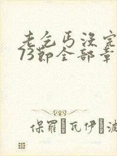 老乞丐没完没了73节全部章节内容