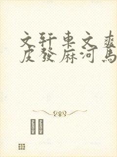 文轩车文爽到头皮发麻河马的秘密河