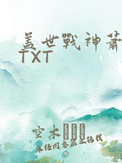 盖世战神萧破天TXT
