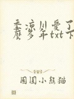 季凉川爱了你这么多年txt下载