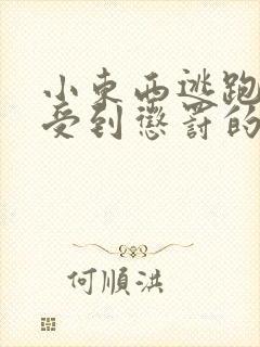 小东西逃跑是要受到惩罚的