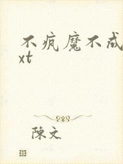 不疯魔不成活txt