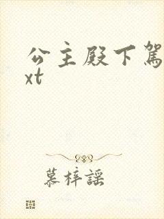 公主殿下驾到txt