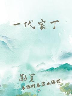 一代家丁