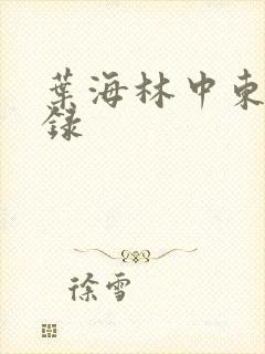 叶海林中东风云录