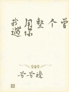 我用整个曾经爱过你