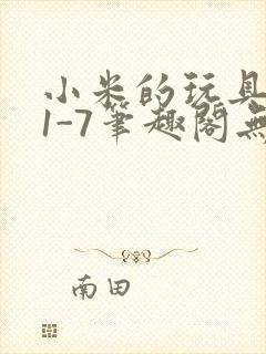 小米的玩具日记1-7笔趣阁无广告