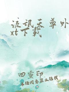 流氓天尊外传txt下载