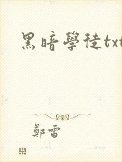 黑暗学徒txt