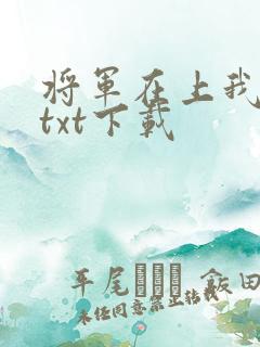 将军在上我在下txt下载