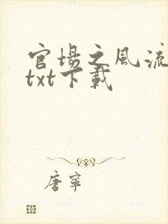 官场之风流人生txt下载