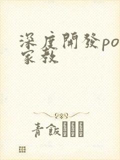 深度开发pop家教