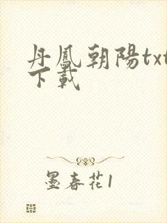 丹凤朝阳txt下载
