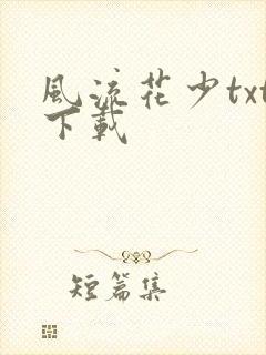 风流花少txt下载