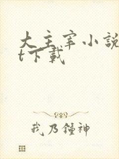 大主宰小说txt下载