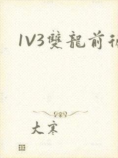 1V3双龙前后