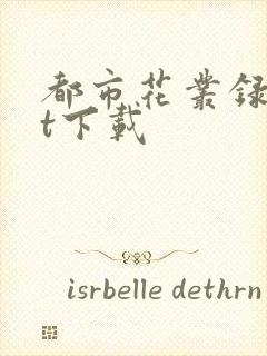 都市花丛录txt下载
