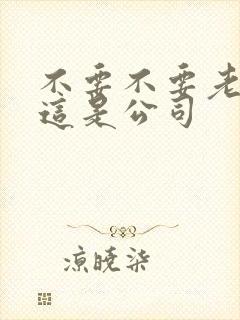 不要不要老板别这是公司