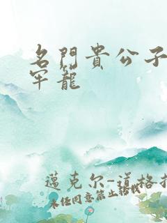 名门贵公子炙热牢笼