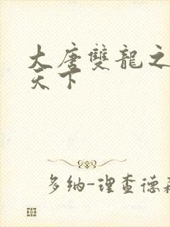 大唐双龙之无敌天下