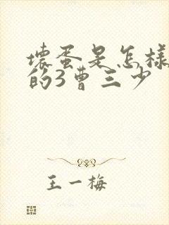 坏蛋是怎样炼成的3曹三少