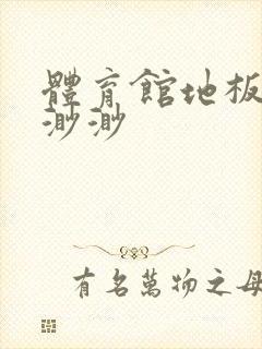 体育馆地板上c渺渺