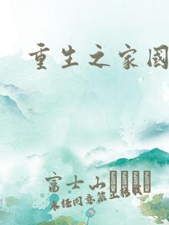 重生之家国天下