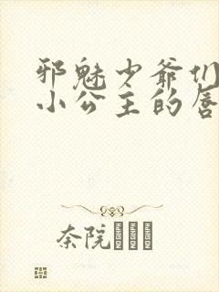 邪魅少爷们霸上小公主的唇