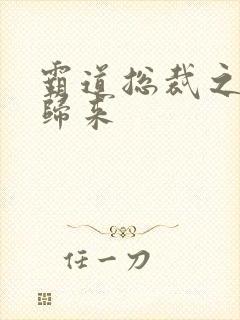 霸道总裁之出狱归来