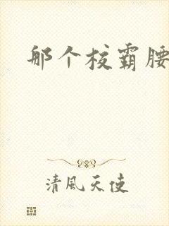 那个校霸腰好软