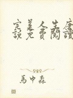 完美人生唐诚小说免费阅读