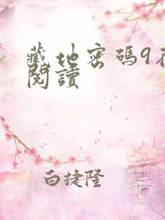 藏地密码9在线阅读