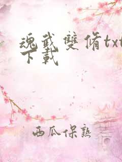 魂武双修txt下载