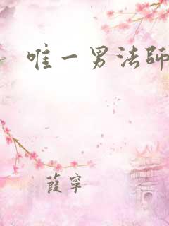 唯一男法师