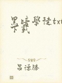 黑暗学徒txt下载