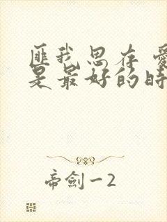 匪我思存 爱你是最好的时光